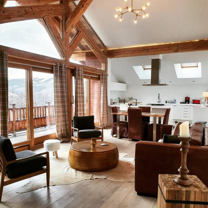 Chalet Entier 110M2 Avec Vue Et Sauna A 10 Min Des Pistes Sainte-Foy-Tarentaise Dış mekan fotoğraf